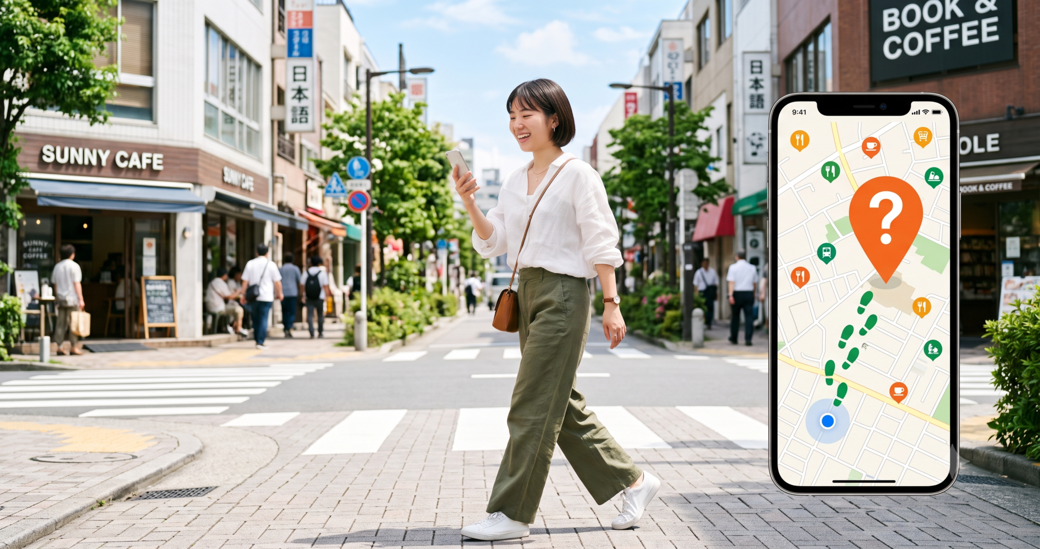 AIが目的地を決めるお散歩アプリtocotocoの紹介